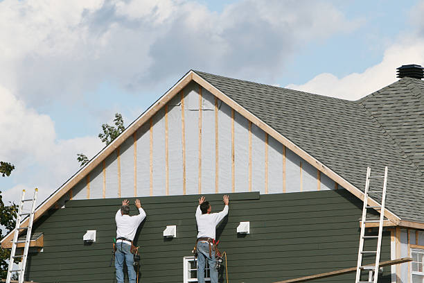 Professional Siding Contractor technician working in Carr, CO